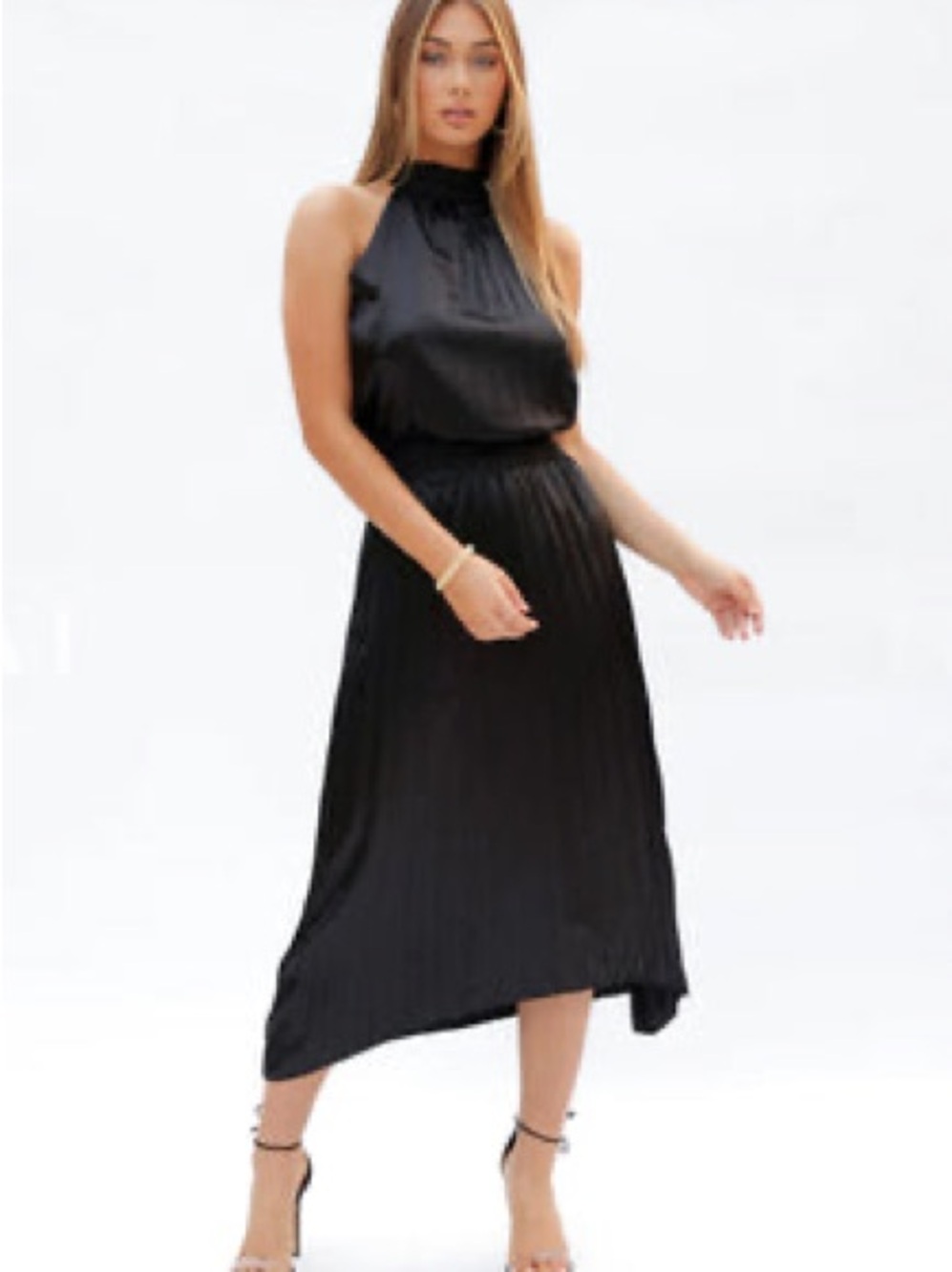 bishop + young Sari Halter Dress